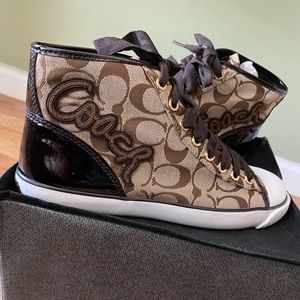 Brown Coach High tops